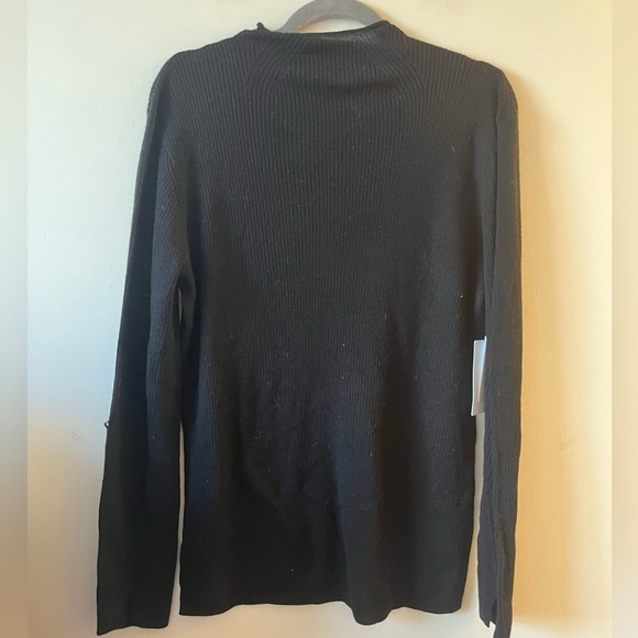 NWT NORDSTROM Merino-wool Ribbed High-neck Sweater - Picture 2 of 9